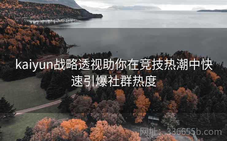 kaiyun战略透视助你在竞技热潮中快速引爆社群热度